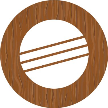 Ahşap tahtanın vektör çizimi