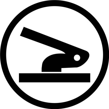 Siyah ve beyaz simgesinin vektör illüstrasyonu