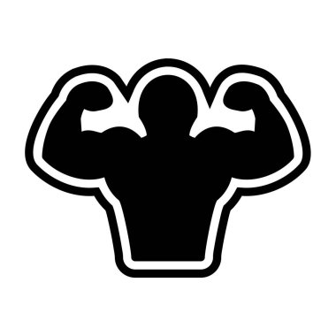 Moda Biçimli Gövde Simgesi İzole Arkaplan