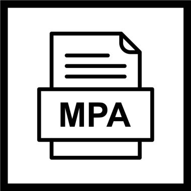 dosya biçimi simgesi, vektör illüstrasyonu