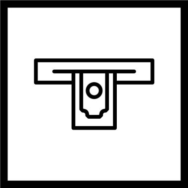 finansal para simgesi, vektör illüstrasyonu