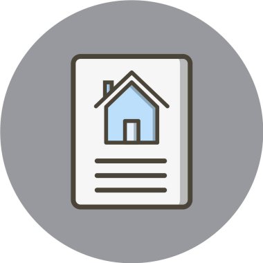 Ev simgesi vektör illüstrasyonu