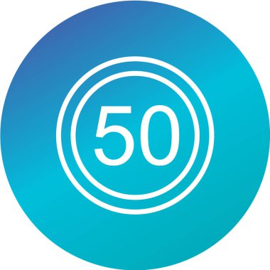 Yol simgesi, vektör illüstrasyonu