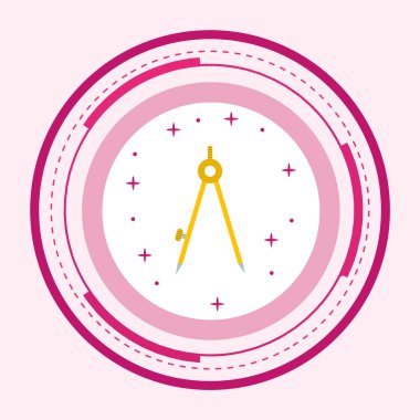 pusula simgesi modadan izole edilmiş arkaplan      