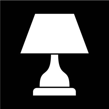 Vektör illüstrasyonu, basit simge lambası