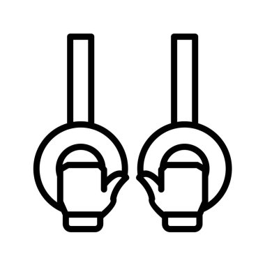 Beyaz arkaplanda spor konsepti vektör illüstrasyonu 