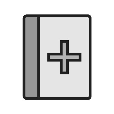 İncil ikonu vektör illüstrasyonu