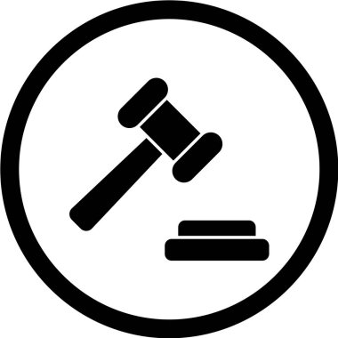 Yargıç Tokmak vektör simgesi