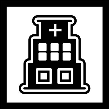 kilise simgesi vektör illüstrasyonu