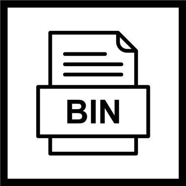 dosya biçimi simgesi, vektör illüstrasyonu