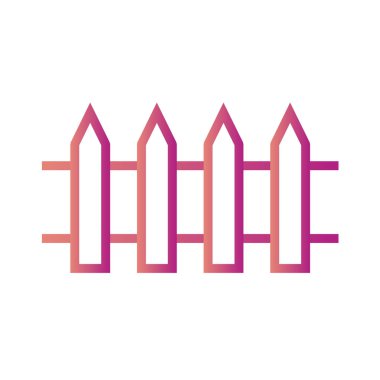 çit ağ ikonu vektör illüstrasyonu 