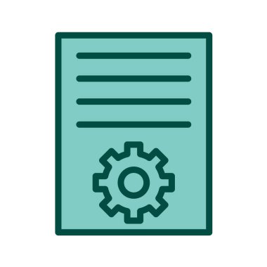 dosya biçimi simgesi, vektör illüstrasyonu