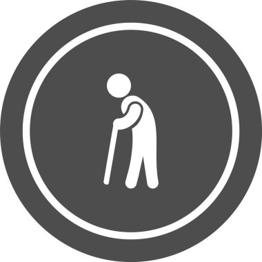 Emeklilik Simgesi Moda Biçiminde İzole Arkaplan