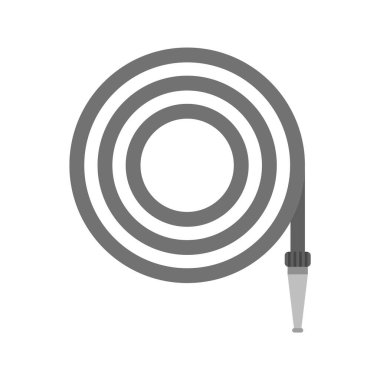 Moda Biçimli Hortum Simgesi İzole Arkaplan