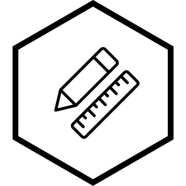 Modern eğitim ikonunun vektör illüstrasyonu