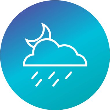 bulut simgesi, vektör illüstrasyonu