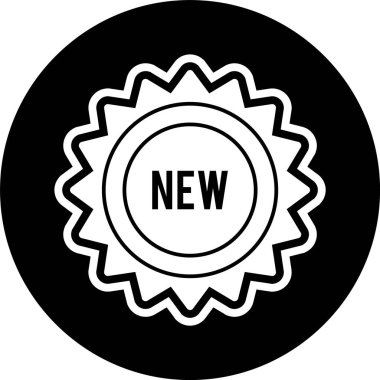 Moda Biçimli Yeni Simge İzole Arkaplan