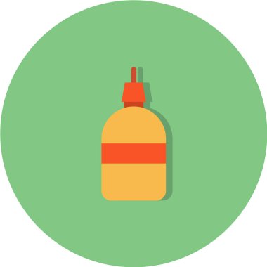 Şişe simgesinin vektör illüstrasyonu