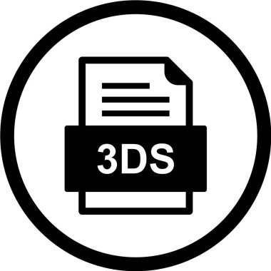 dosya biçimi simgesi, vektör illüstrasyonu