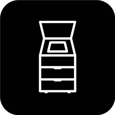 Modern mutfak simgesinin vektör çizimi