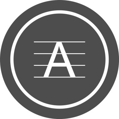 Moda Biçiminde Büyük Simge İzole Arkaplan      