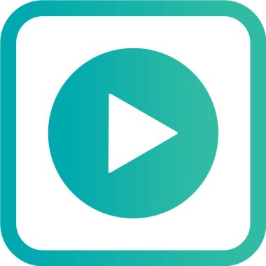 çalma düğmesi simgesi, vektör illüstrasyonu