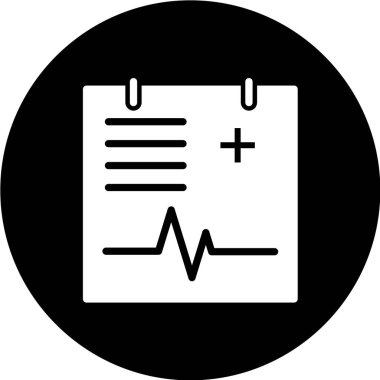 tıbbi ve sağlık hizmeti çizgisi vektör simgesi.