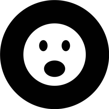 Gülümseme simgesi, vektör illüstrasyonu