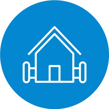 Emlak simgesi vektör illüstrasyonu 