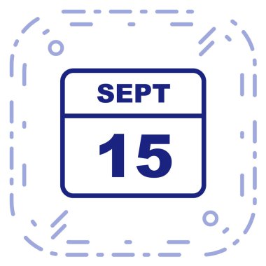 Takvim simgesinin vektör illüstrasyonu 