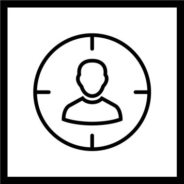 kullanıcı simgesi, vektör illüstrasyonu. düz tasarım biçimi