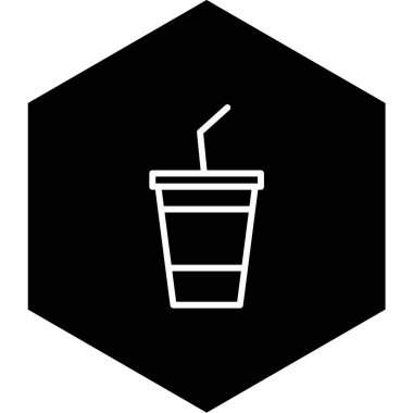  Gıda ve içecek Web ikonu vektör illüstrasyonu