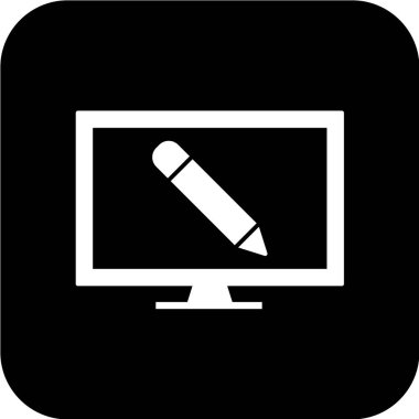 Modern eğitim ikonunun vektör illüstrasyonu