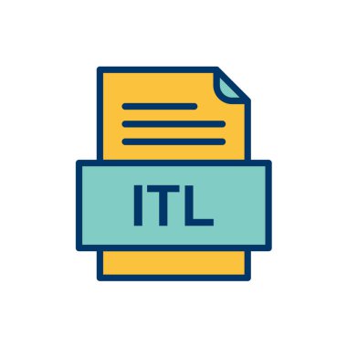 tipik dosya biçimi vektör illüstrasyonu 