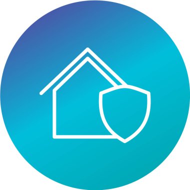 Emlak simgesi vektör illüstrasyonu