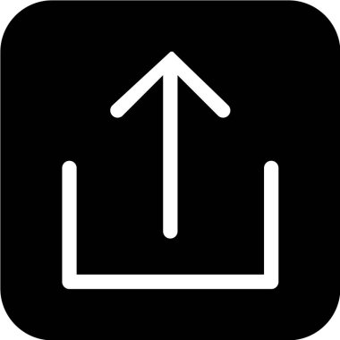 ok vektör simgesi yükle