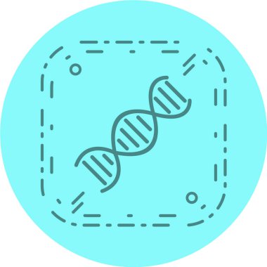DNA simgesi. vektör illüstrasyonu