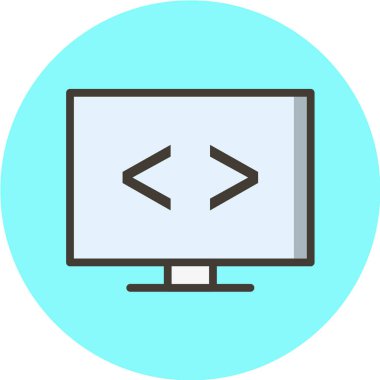 minimalist vektör illüstrasyonu, uygulama simgesi