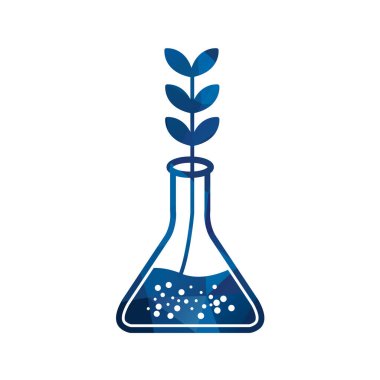 Laboratuvar matarası ikonu. vektör illüstrasyonu