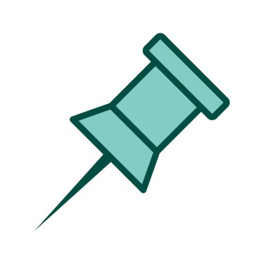 Pin Simgesi Biçimlendirme Tarzı İzole Arkaplan