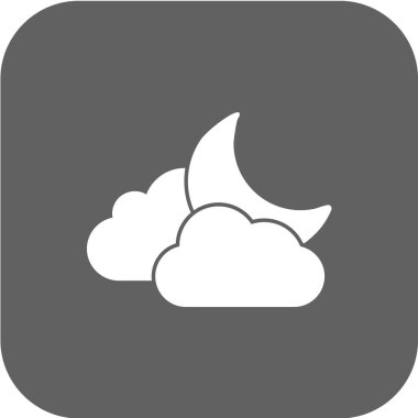 Bulut simgesi, vektör çizimi. düz tasarım biçimi