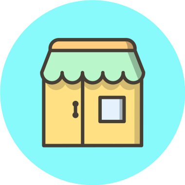 minimalist vektör illüstrasyonu, uygulama simgesi