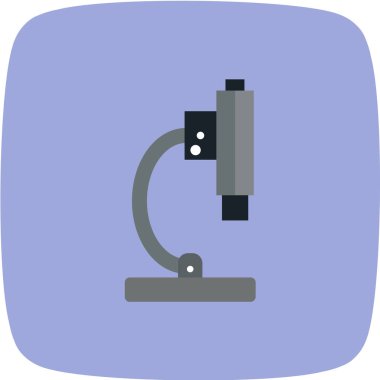 Beyaz zemin üzerinde siyah tarzda izole edilmiş mikroskop simgesi. laboratuvar sembolü çizimi.