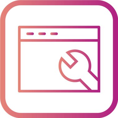 seo modern simgesinin vektör illüstrasyonu