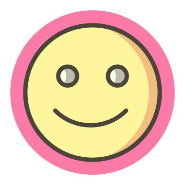 Mutlu Duygusal Simge Moda Tarzı İzole Arkaplan