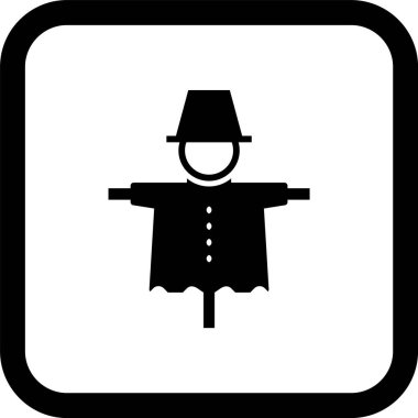  Korku Kargası Simgesi Moda Biçiminde İzole Arkaplan