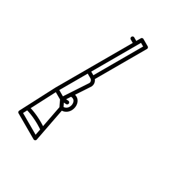 Army Weapon Gun Icon Vector Illustration — Stock Vector