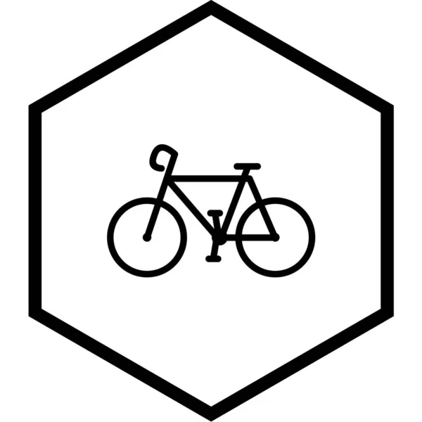 bicycle sign icon in black style isolated on white background. sport symbol