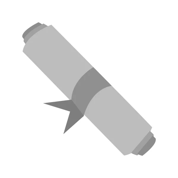 Икона Бумажного Рулона Модном Стиле Изолированный Фон — стоковый вектор