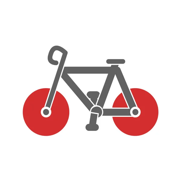 Bicikli Ikon Vektor Illusztráció — Stock Vector